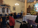 dekorowanie kościoła przez mieszkańców Orzechowa - 22.12